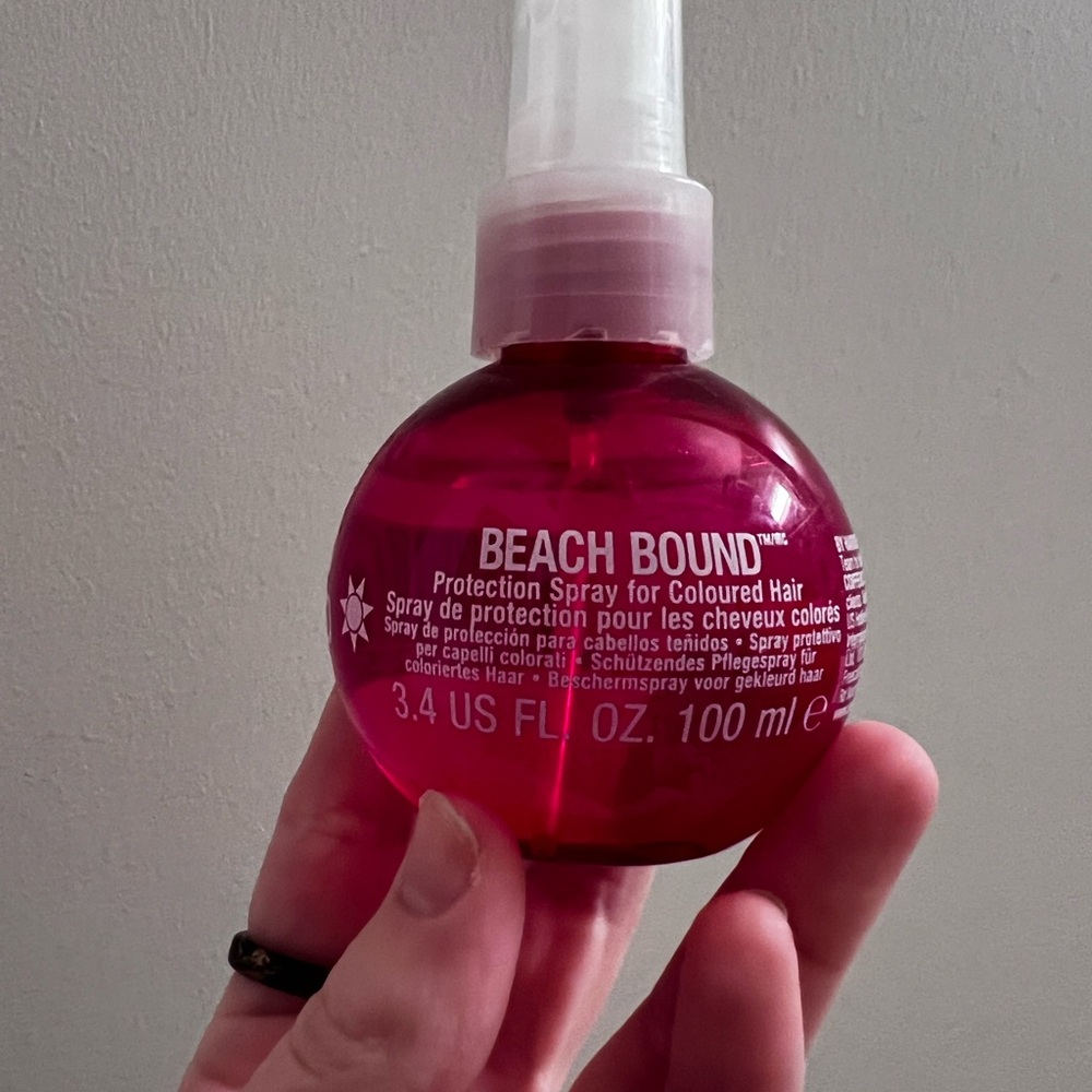 BedHead Beach Bound Pink Hair Protection Spray